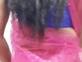 Hema With her Saree